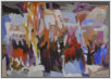 kahle ste im Schnee, 1970,  Acryl/Holz,  43x61 cm (Privatbesitz)