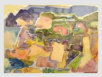 Landschaft, Ischia, 1971,  Aquarell,  37x49 cm (A-71-01)