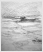 Landschaft, Bleistift,  1979,  34x29 cm (Z-79-08)